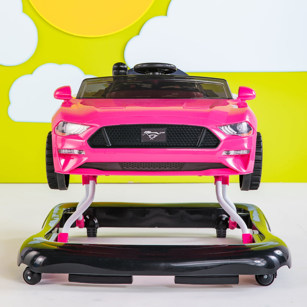 Ford Mustang Ways to Play 4-In-1 Baby Activity Push Walker - Pink