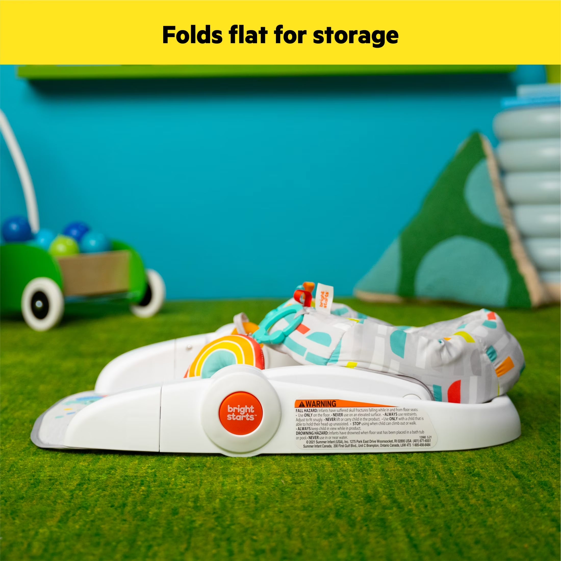 Learn-To-Sit 2-Position Floor Seat - Playful Paradise, Unisex, Infant