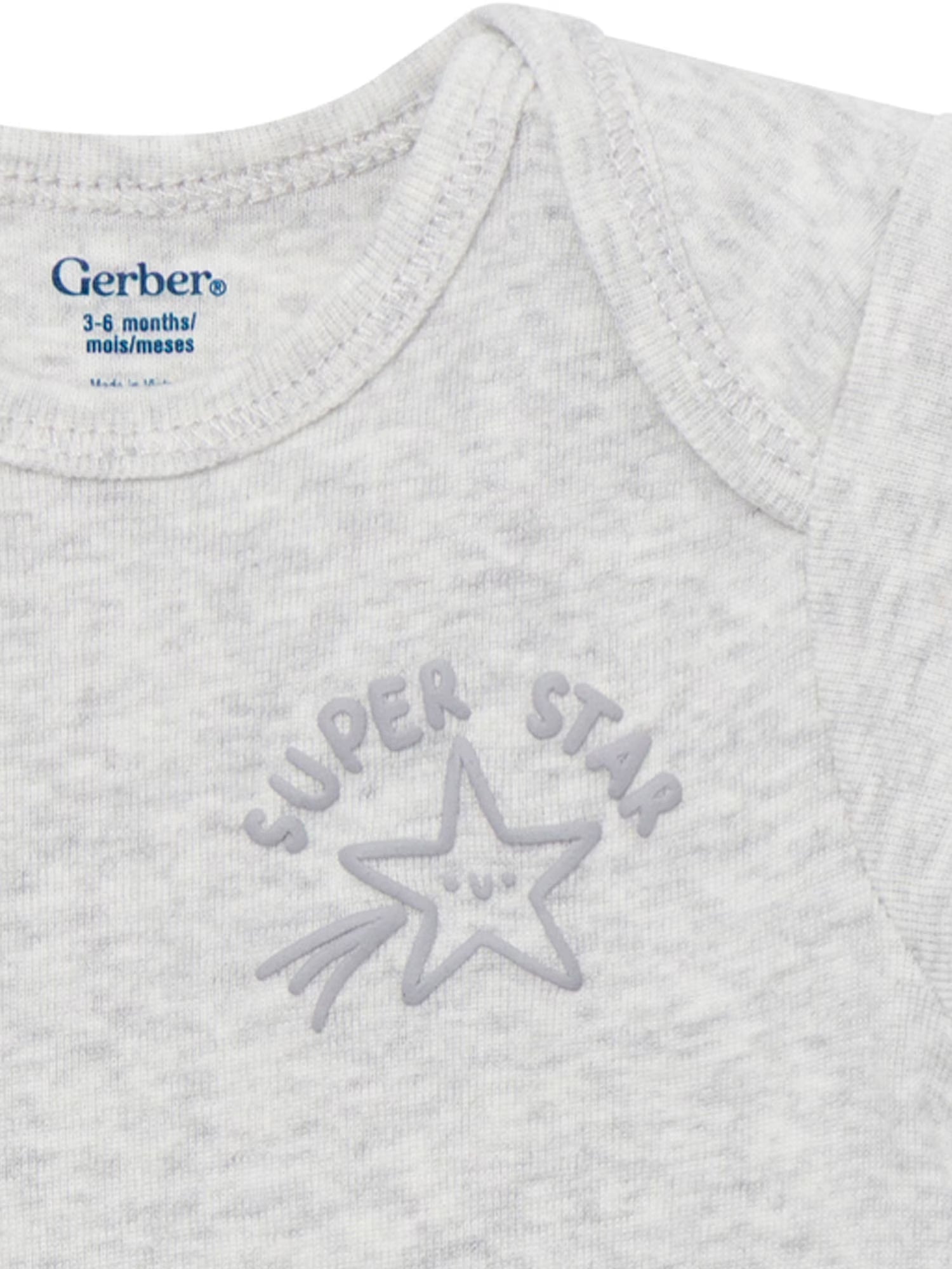 Baby Neutral Short Sleeve Onesies, 8-Pack, Sizes 0/3 Newborn - 12 Months