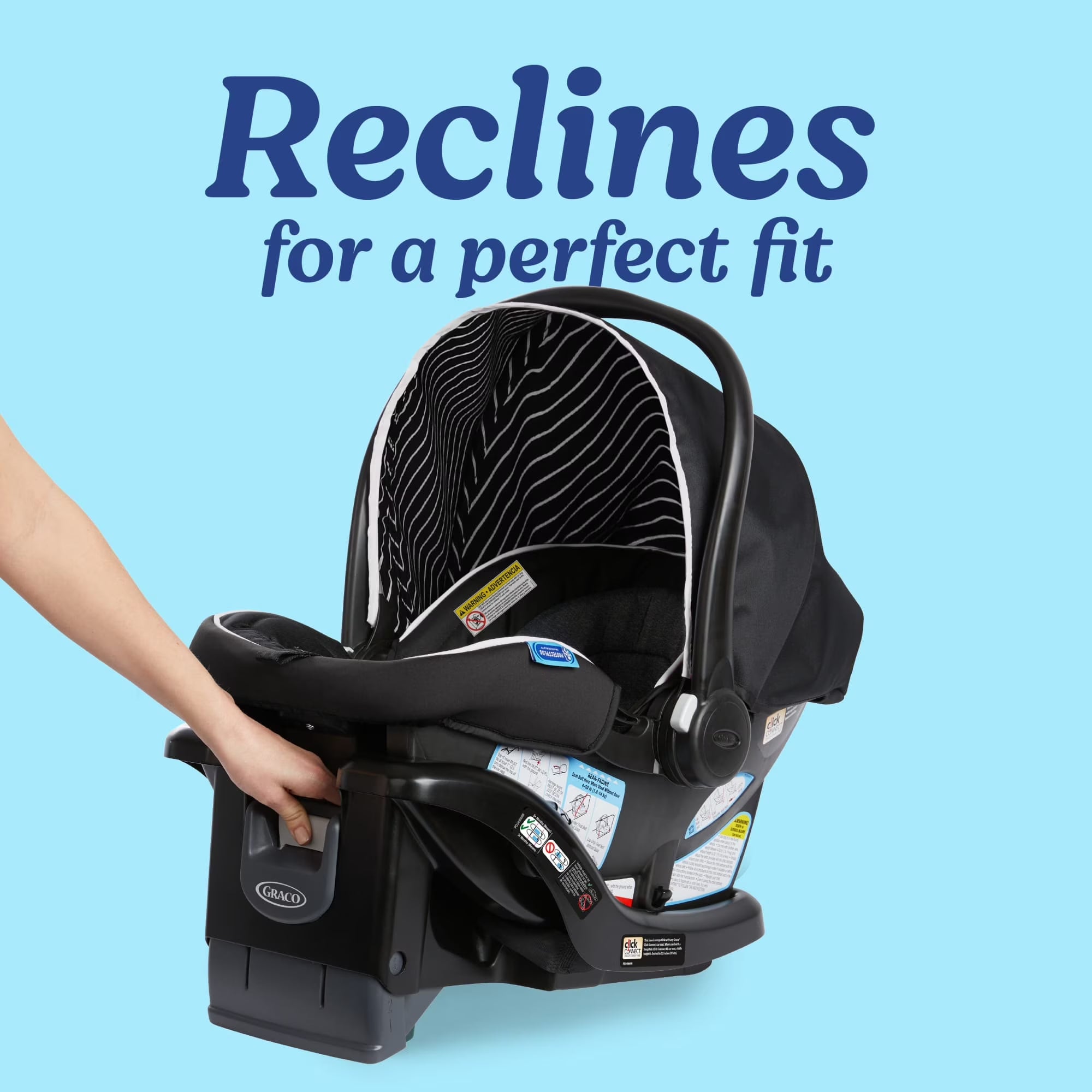 Snugride Lite LX Infant Car Seat, Studio, Black