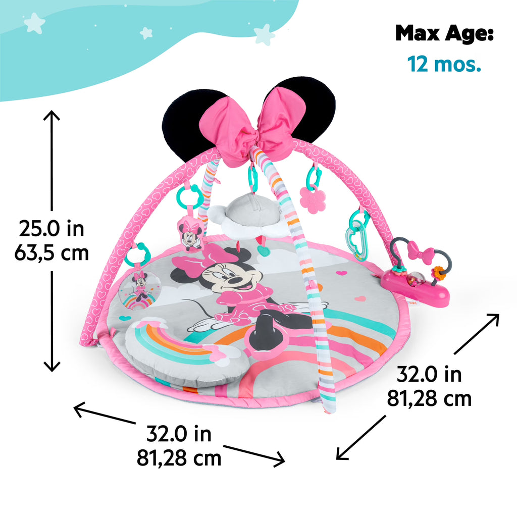 Disney Baby MINNIE MOUSE Forever Besties Activity Gym, Pink, Newborn+