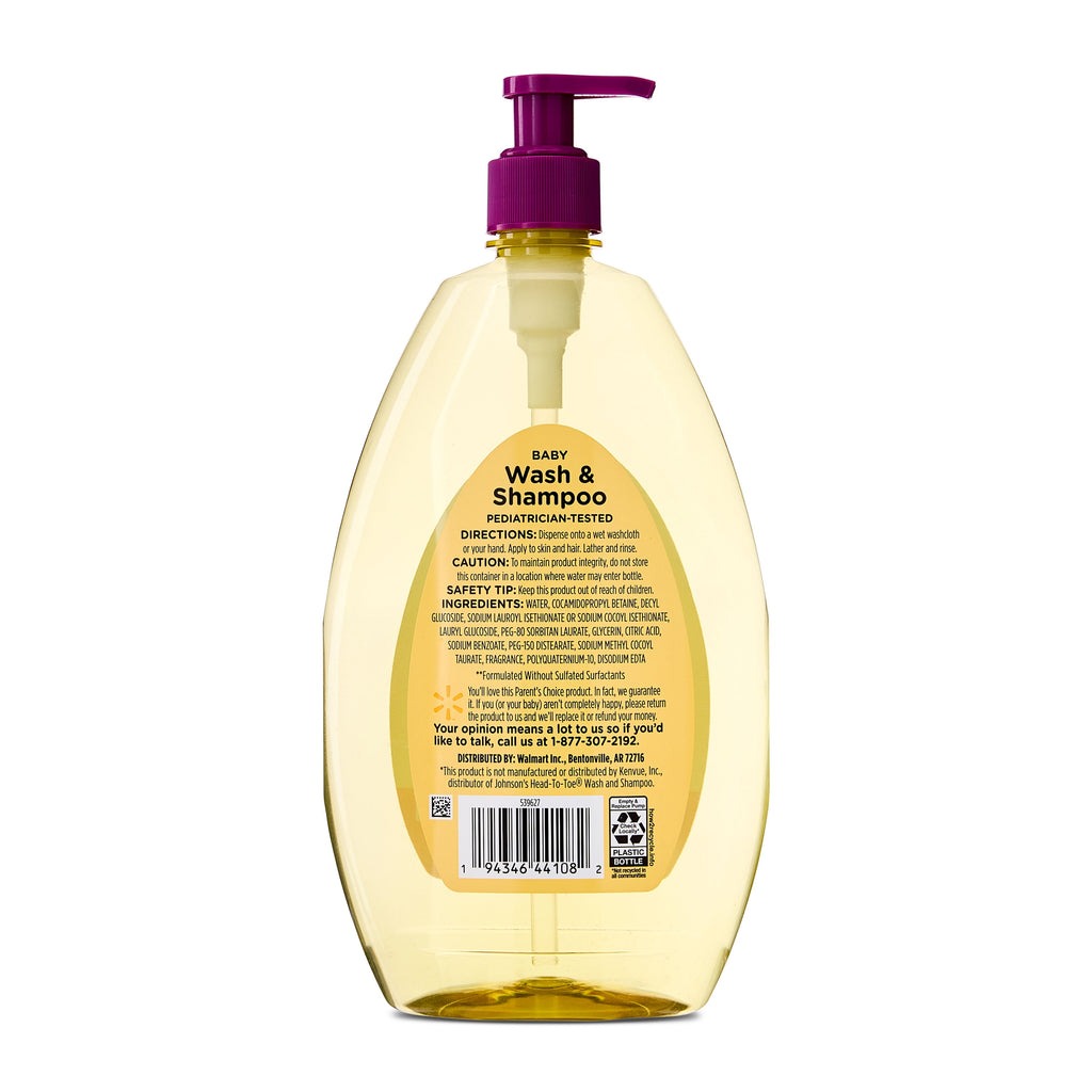 Gentle Cleansing Infant, Toddler Daily Shampoos with Water, 27.1 Fl Oz