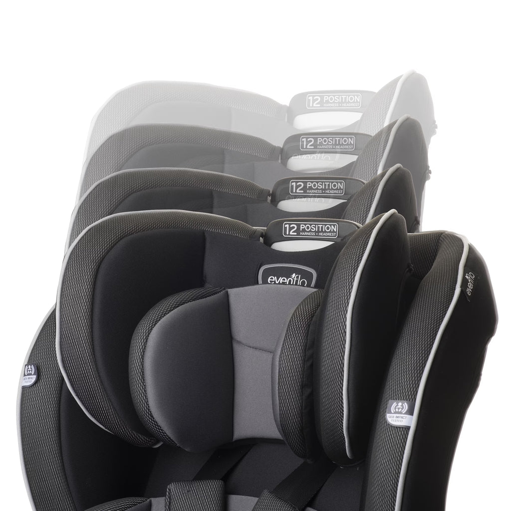 Everykid 3-In-1 Convertible Car Seat (Livingston Gray), Infant - 12 Years