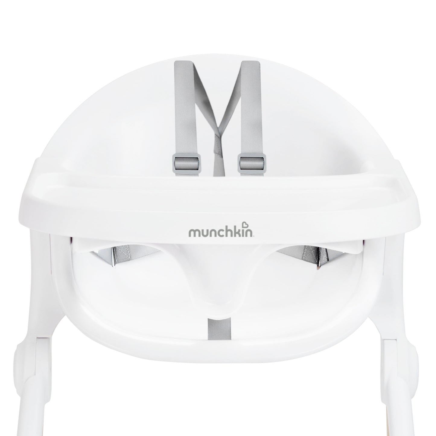 Munchkin® Float™ Easy Clean Foldable Infant and Toddler High Chair, White, Unisex