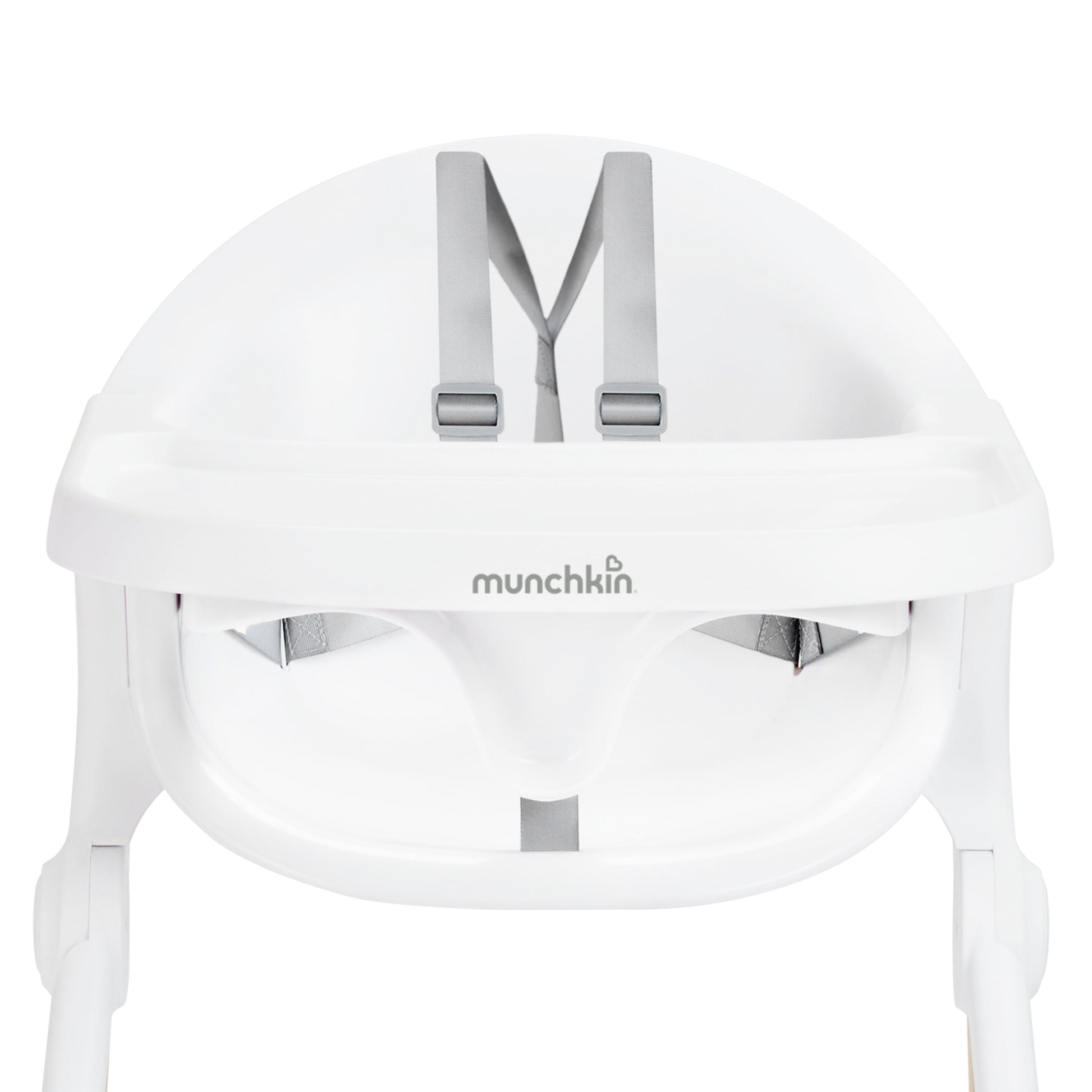 Munchkin® Float™ Easy Clean Foldable Infant and Toddler High Chair, White, Unisex
