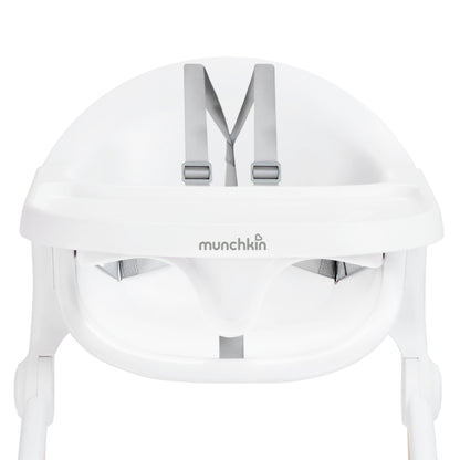 Munchkin® Float™ Easy Clean Foldable Infant and Toddler High Chair, White, Unisex