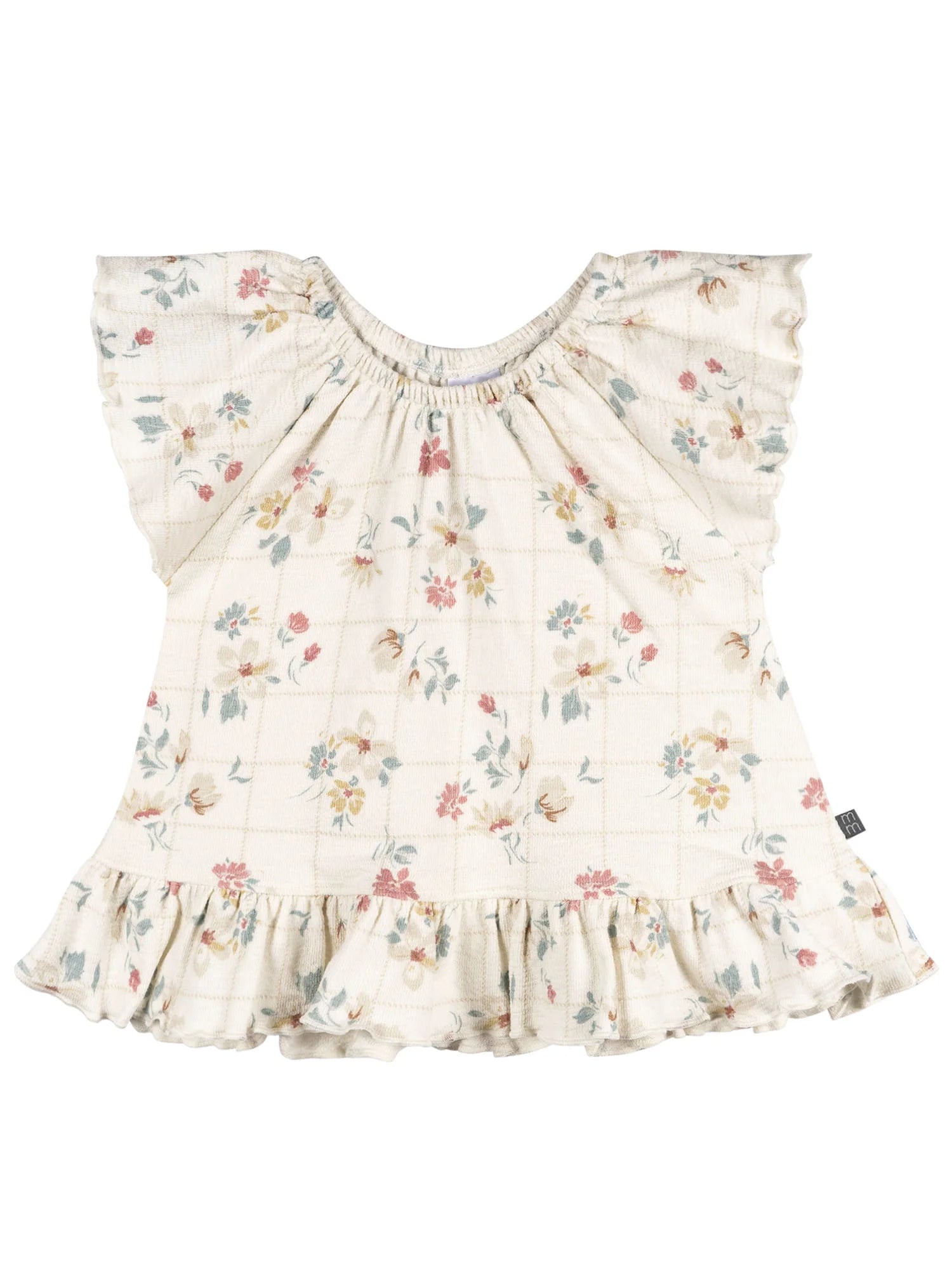 by Gerber Toddler Girl Organic Top and Short Outfit Sets, 4-Piece, Sizes 12 Monts - 5T