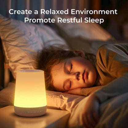 Momcozy Baby Sound Machine with Night Light White Noise Machine for Baby Sleeping with 34 Soothing Sounds, Timer, App Remote Control