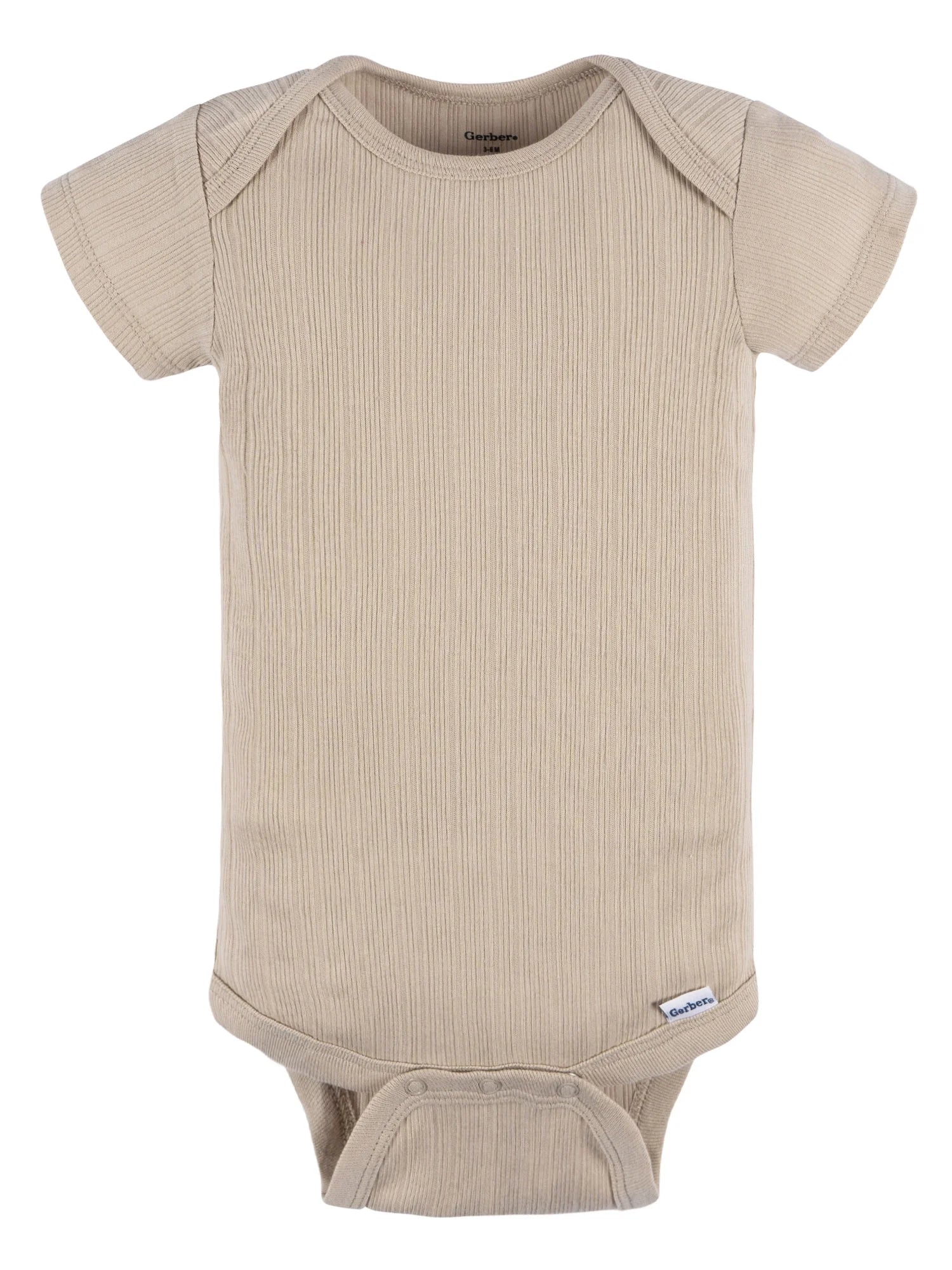 Gerber Baby Neutral 6-Pack Short Sleeve Bodysuits, Sizes Preemie - 24 Months
