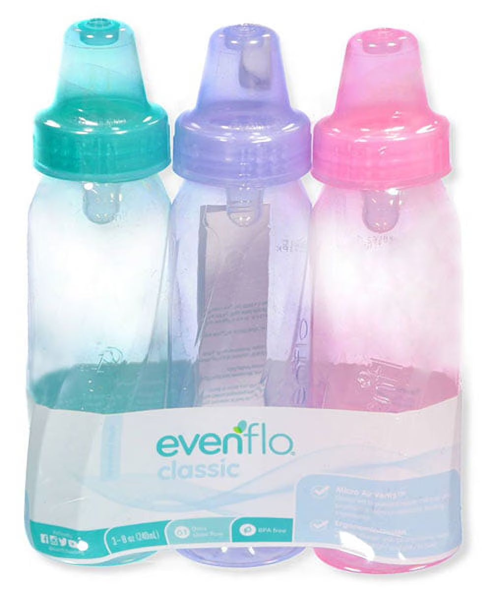 3-Pack Bottles (8 Oz.) Color: Green/Pink/Purple Size: One Size