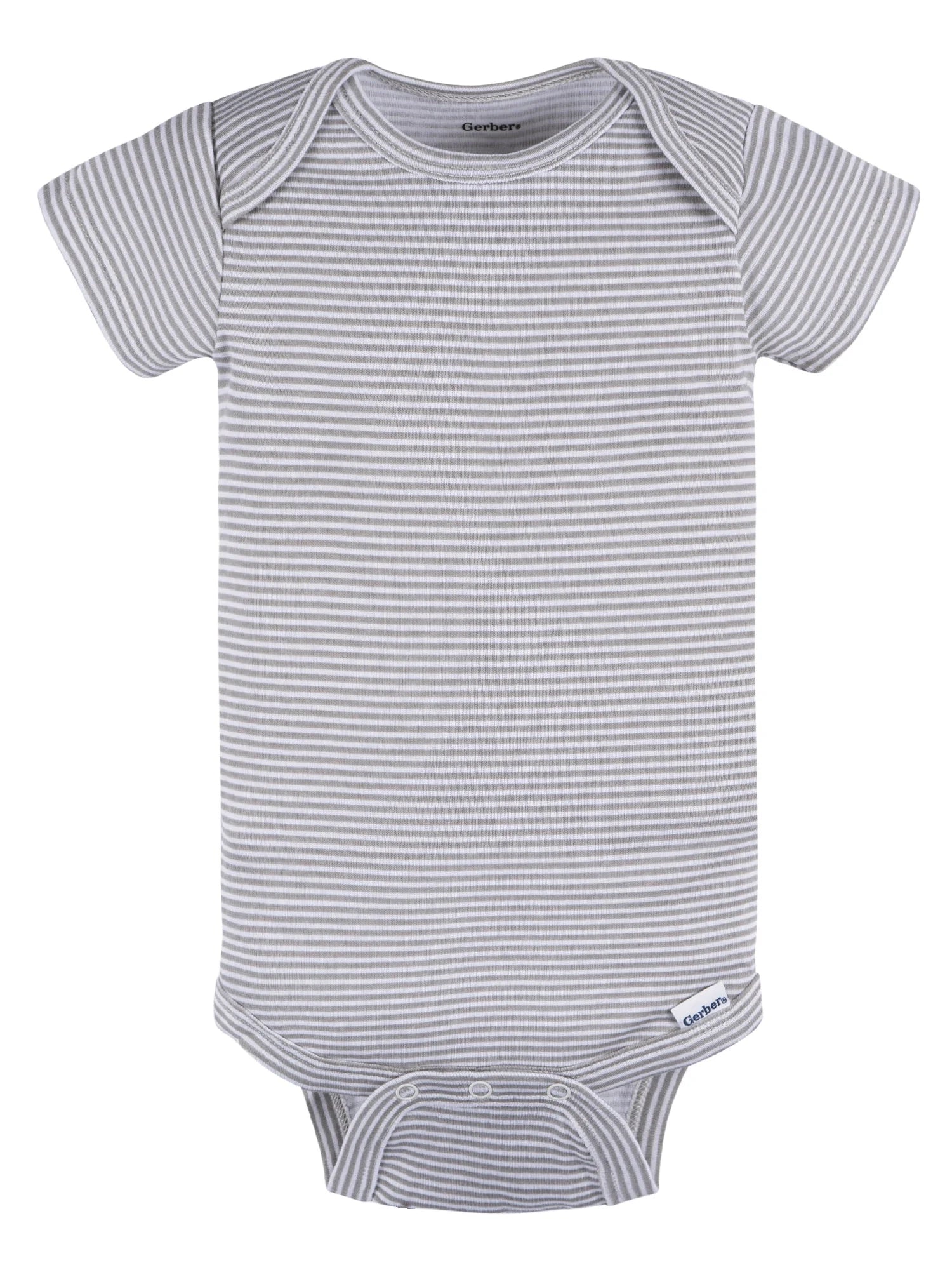 Gerber Baby Neutral 6-Pack Short Sleeve Bodysuits, Sizes Preemie - 24 Months