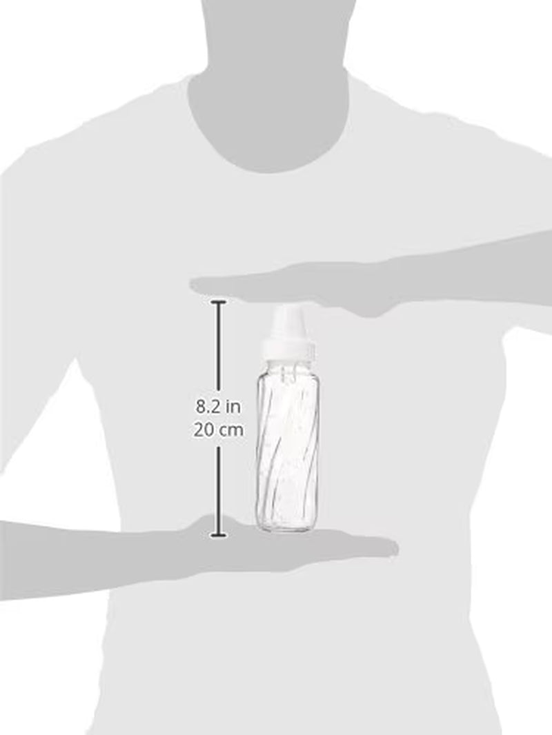 Feeding Classic Glass Twist Bottles, 8 Ounce (Pack of 6)