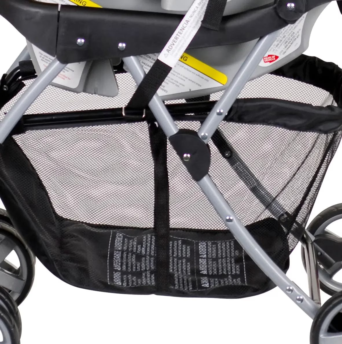 Snap-N-Go Universal Single Car Seat Carrier Stroller, Black
