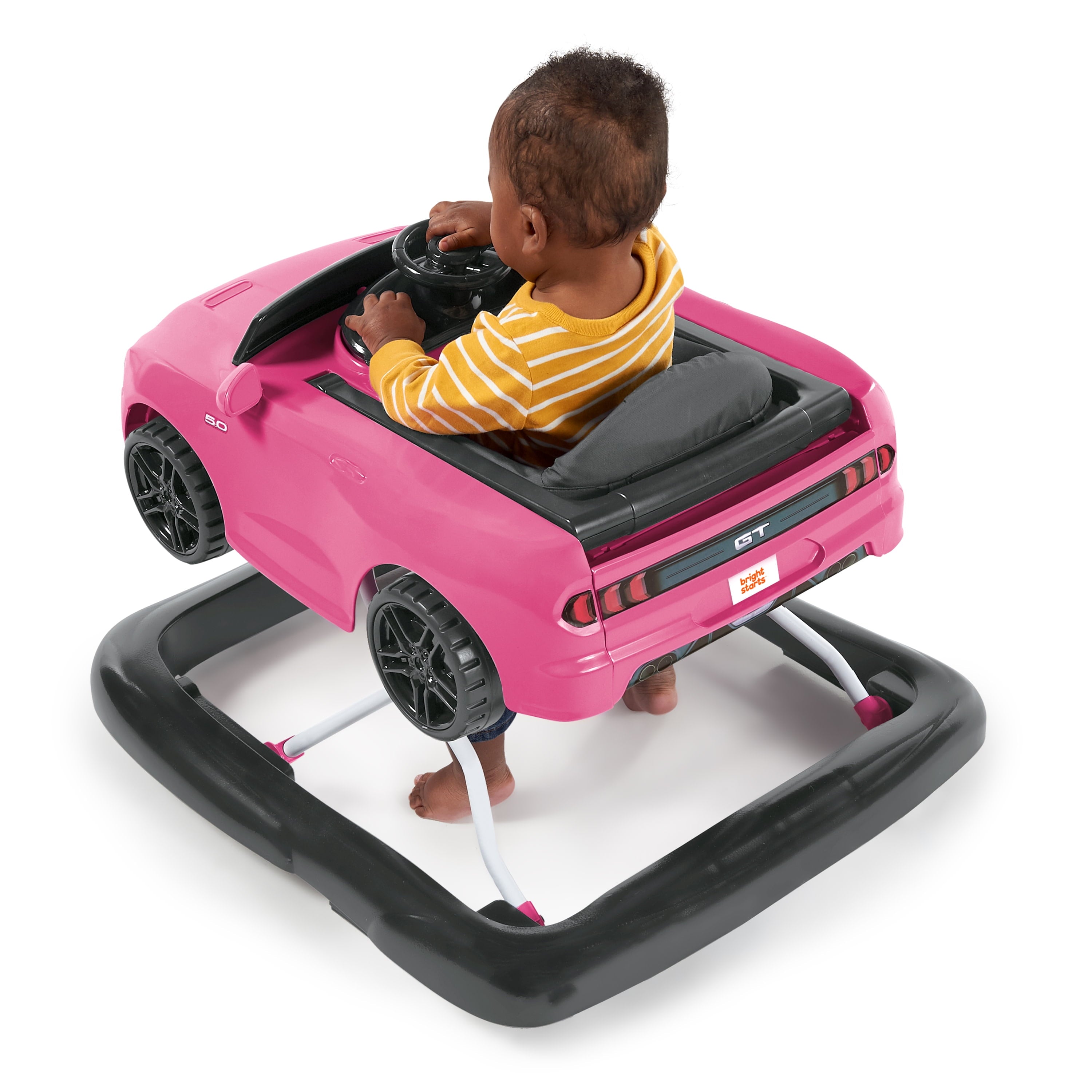 Ford Mustang Ways to Play 4-In-1 Baby Activity Push Walker - Pink