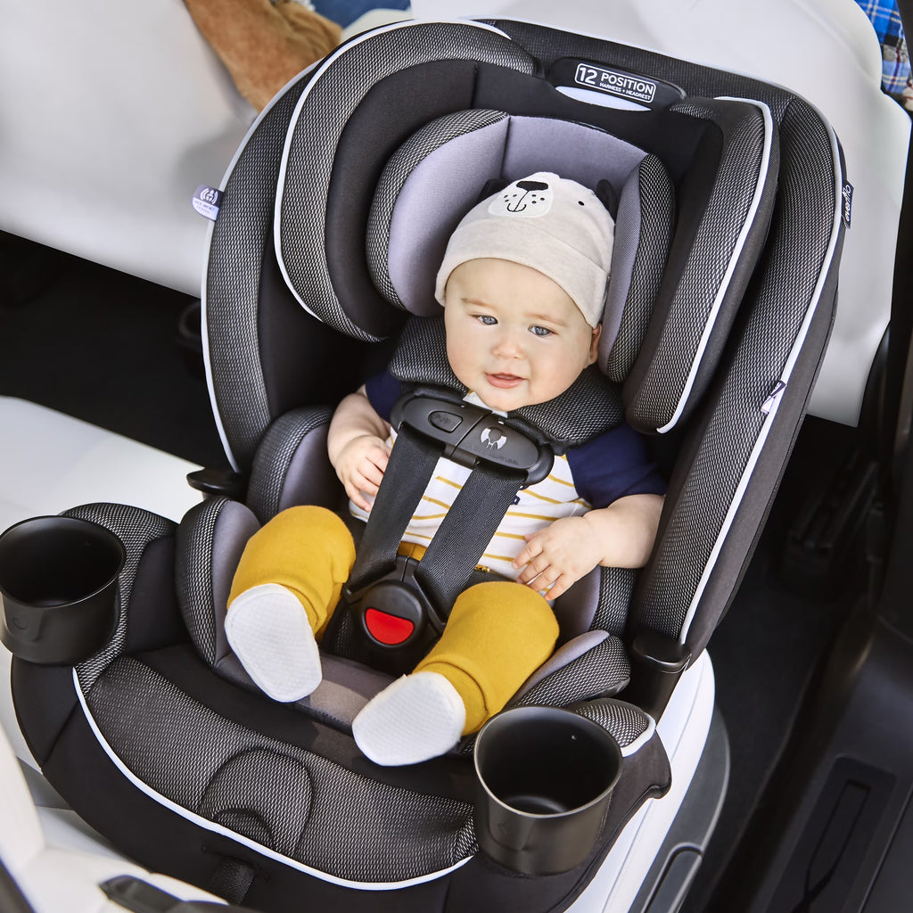 Everykid 3-In-1 Convertible Car Seat (Livingston Gray), Infant - 12 Years