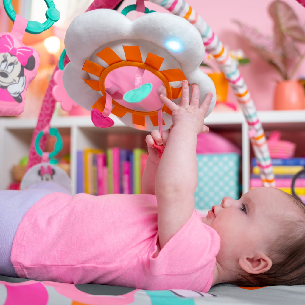 Disney Baby MINNIE MOUSE Forever Besties Activity Gym, Pink, Newborn+