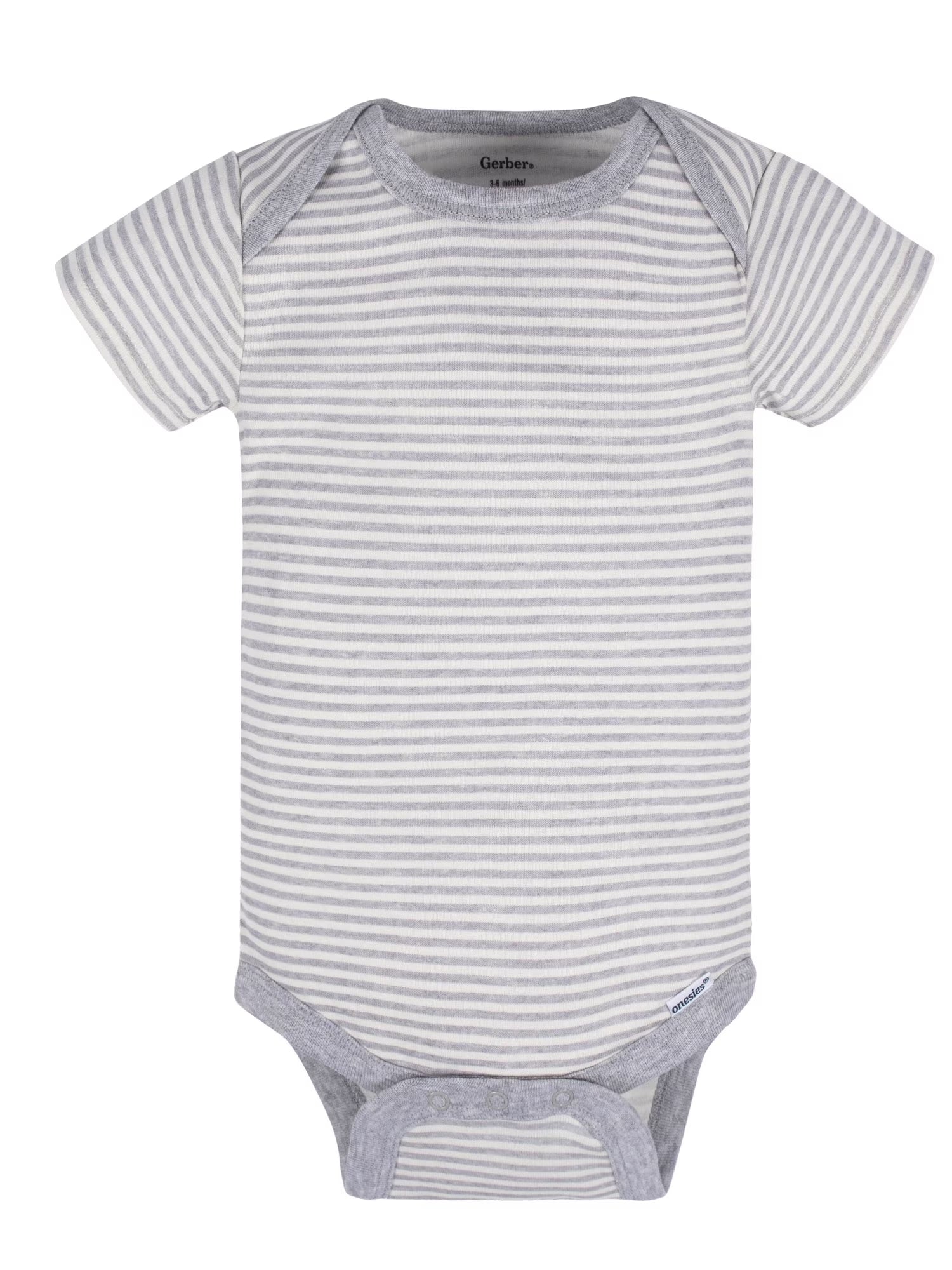 Baby Boy or Girl Gender Neutral Short Sleeves Onesies Bodysuits, 8-Pack (Newborn - 12 Months)
