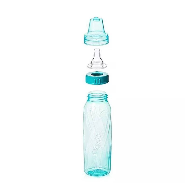 Evenflo Feeding Classic Tinted Plastic and Silicone Baby Bottles - 8Oz/12Ct: Bpa-Free, Level 1 Slow Flow