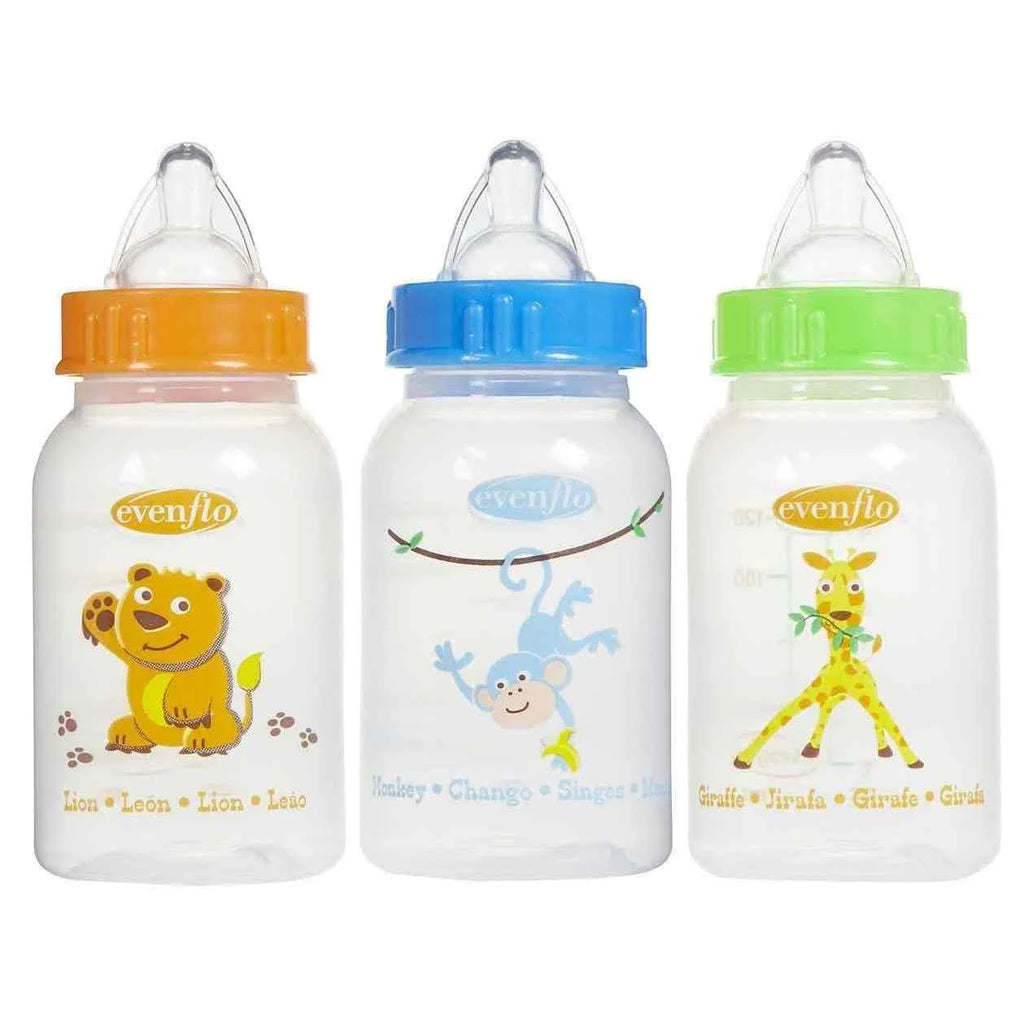 3-Pack Zoo Print Animal Bottles Color: Blue/Multi Size: One Size