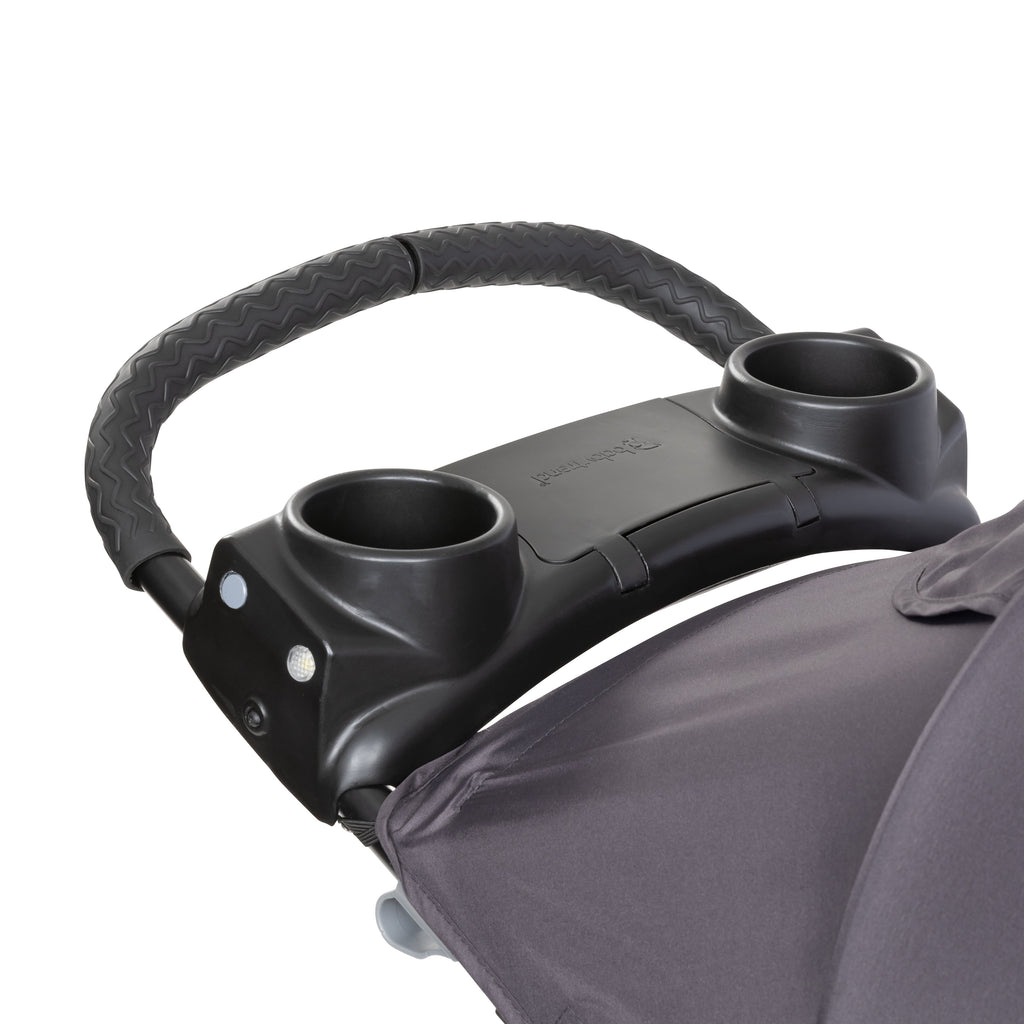 Baby Trend Xcel-R8 plus Jogging Stroller with LED Lights, Liberty Grey