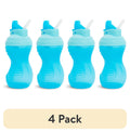 (4 Pack) Munchkin® Mighty Grip® Flip Straw Cup, 10 Oz, Blue, Unisex