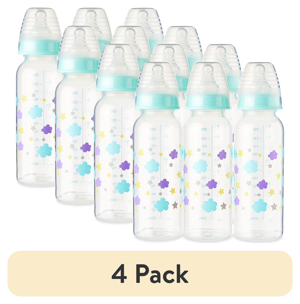 Bottle, Newborns, Unisex, Cloud Print, 3 Pack, 9 Fl Oz