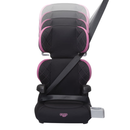 (3 Pack)  Pronto Trend Belt-Positioning Booster Car Seat, Violet Diamonds, Toddler, Unisex