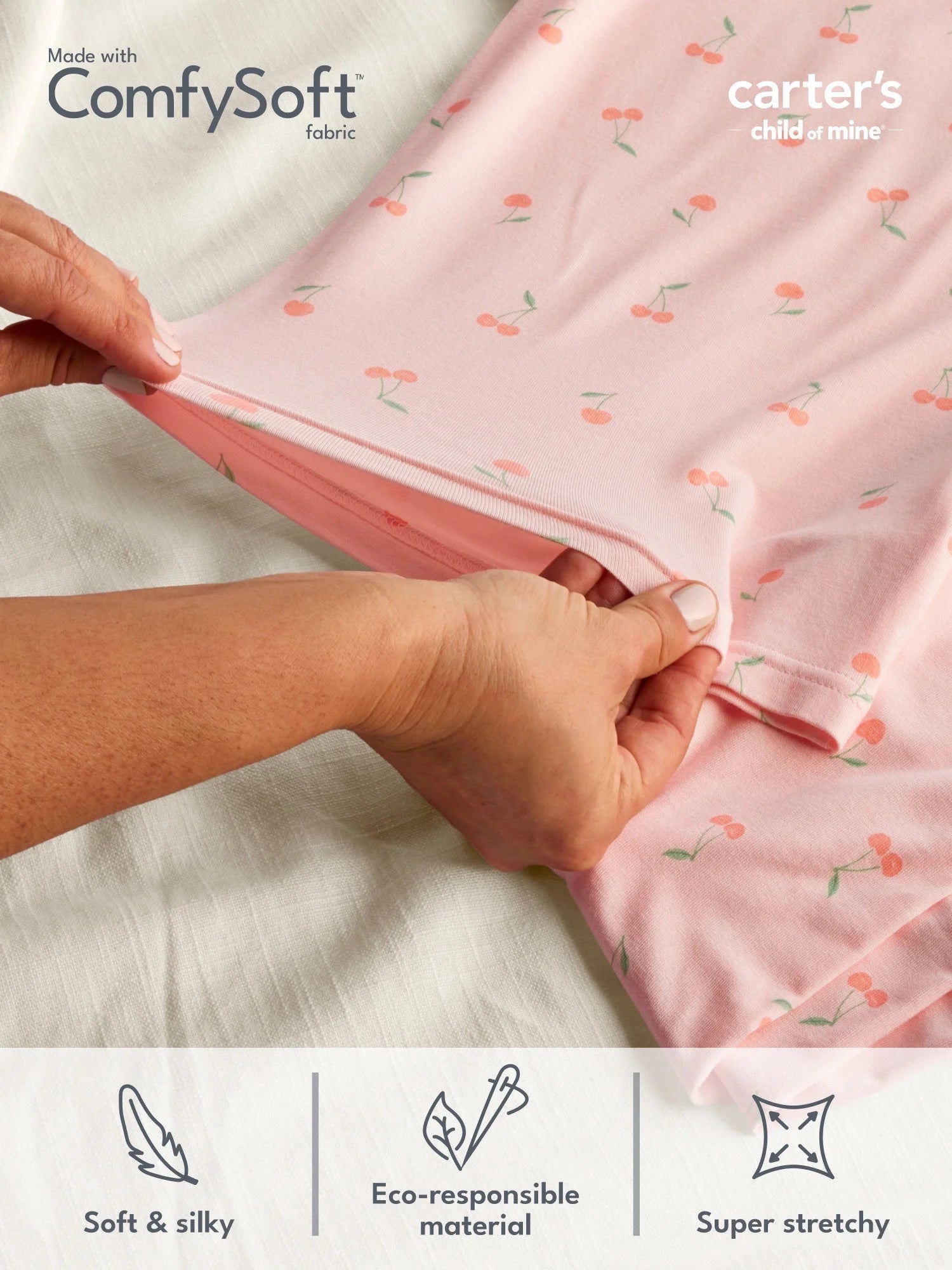 Baby Girl Comfysoft Dress Set, 2-Piece Sizes Preemie-6/9 Months