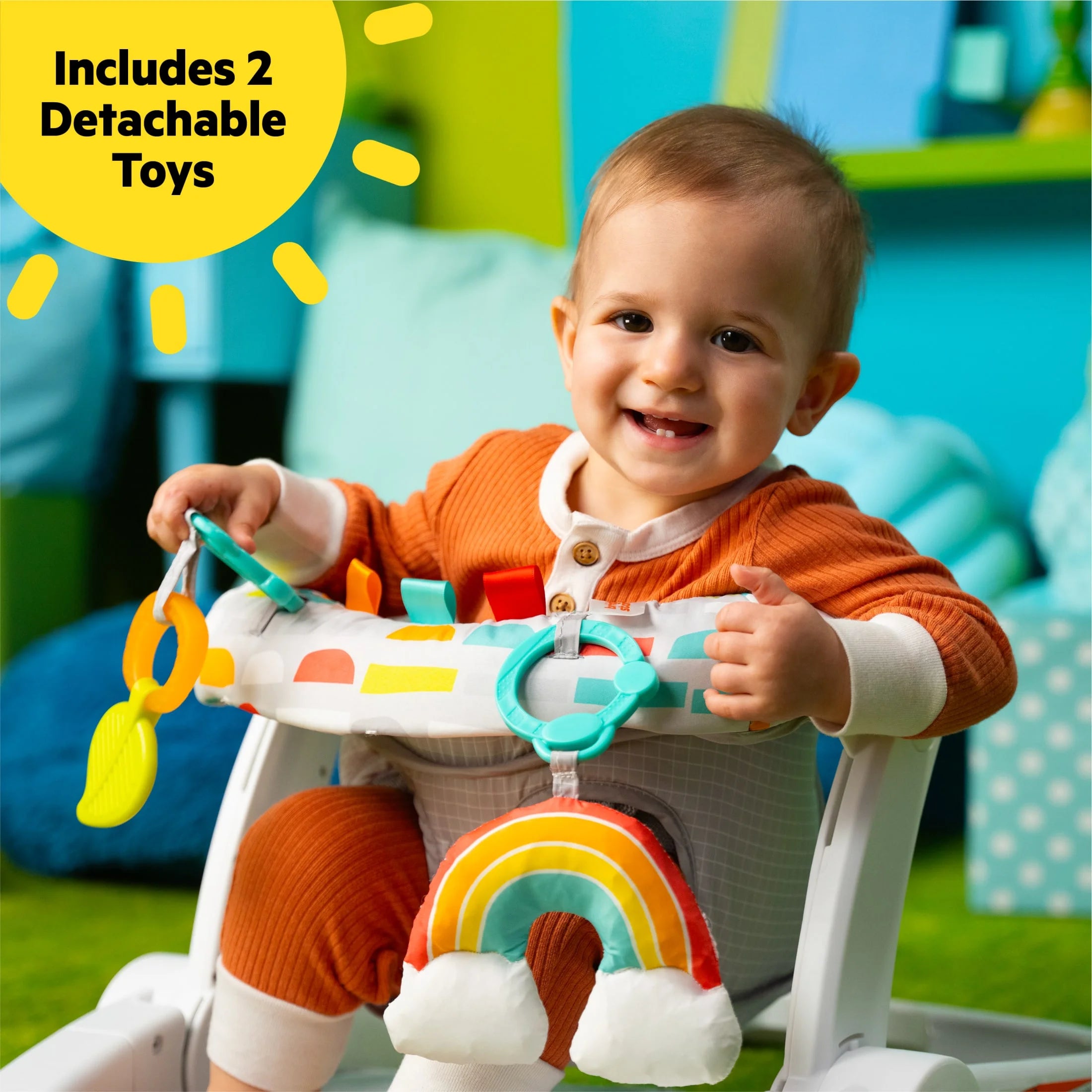 Learn-To-Sit 2-Position Floor Seat - Playful Paradise, Unisex, Infant