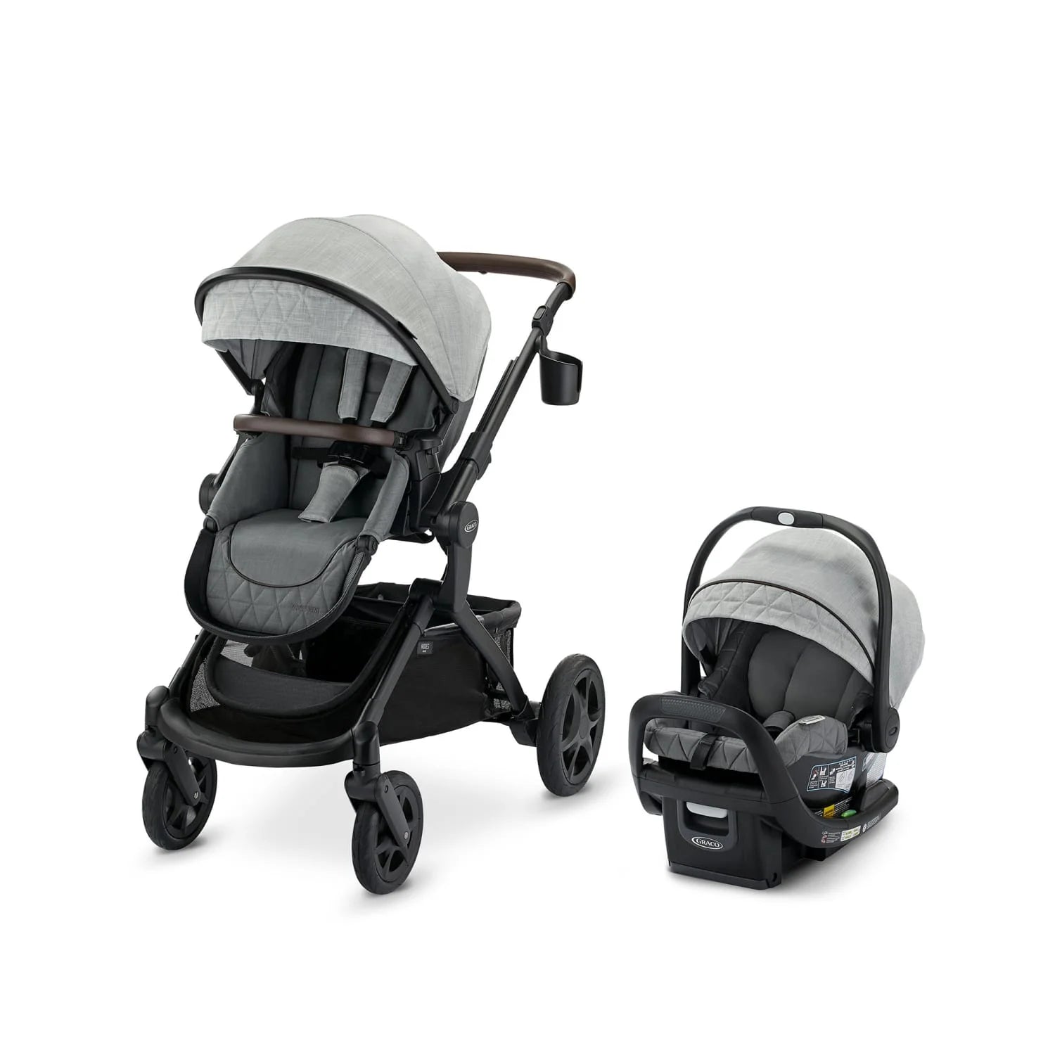 Graco Premier Modes Nest 3-In-1 Travel System, Midtown, Grey