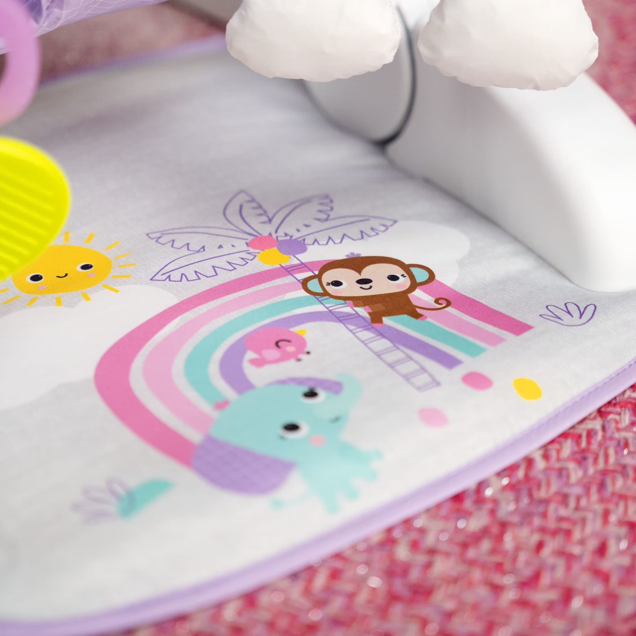 Learn-To-Sit 2-Position Floor Seat - Purple Paradise, Unisex, Infant