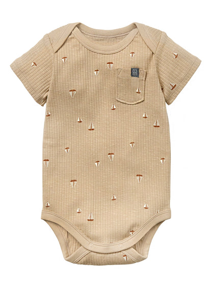 by Gerber Baby Neutral Organic 3-Pack Short Sleeve Bodysuits, 0/3 Months - 24 Months