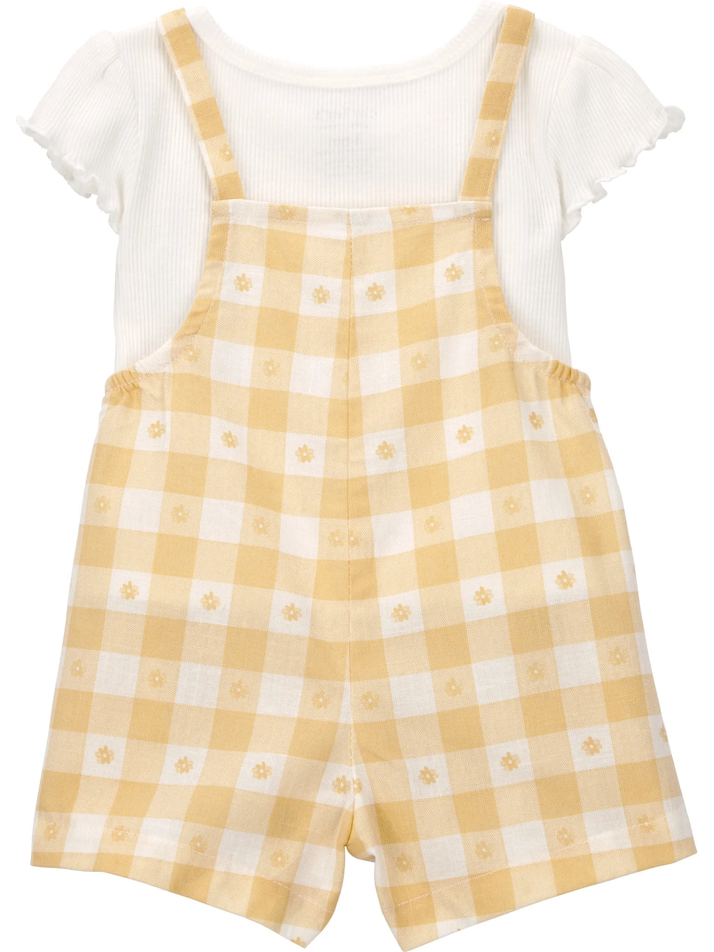 Baby Girl Overall Set, 2-Piece, Sizes 0/3-24 Months