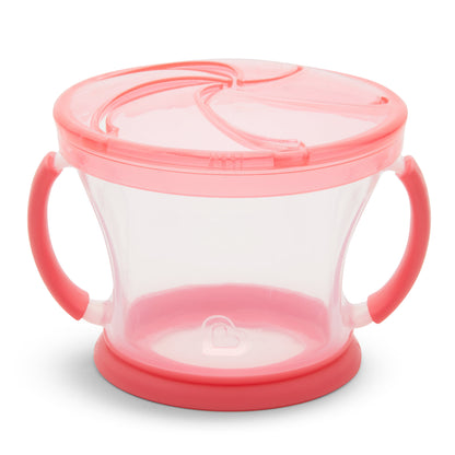 Munchkin® Snack Catcher® Toddler Snack Cups, Pink/Purple, Unisex, 2 Pack