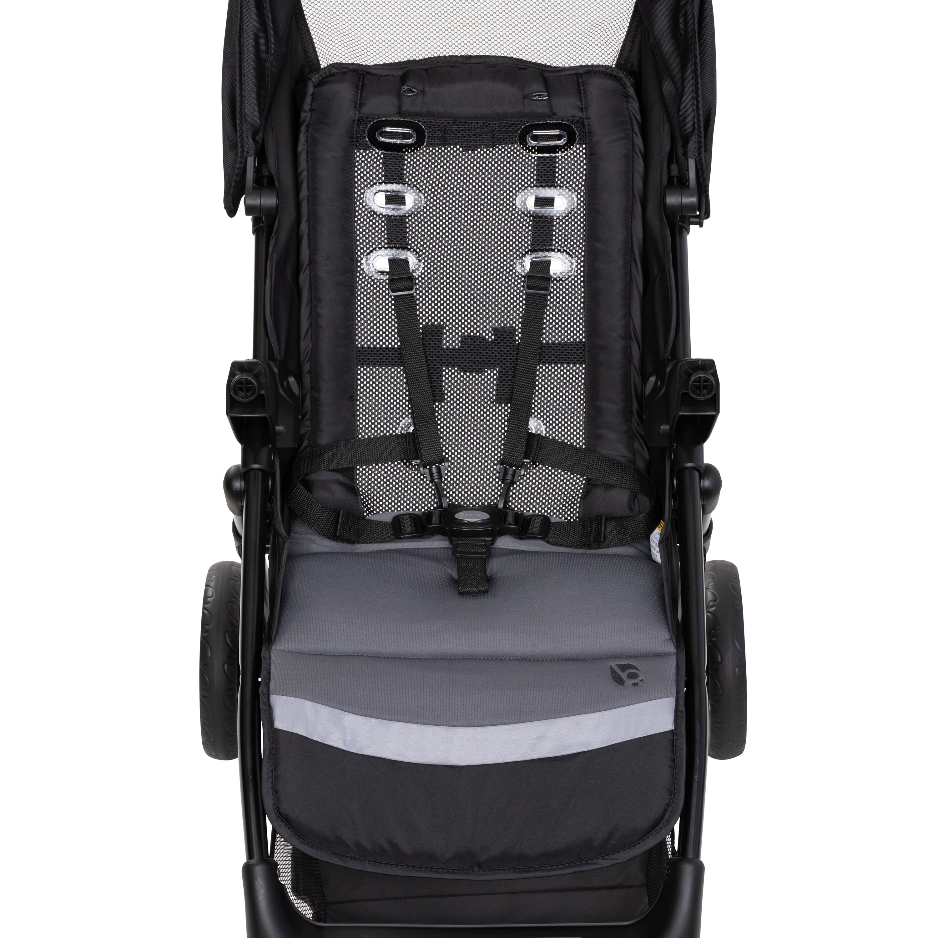 Baby Trend Sonar Seasons Travel System with Airflow and Ez-Lift Infant Car Seat, Black