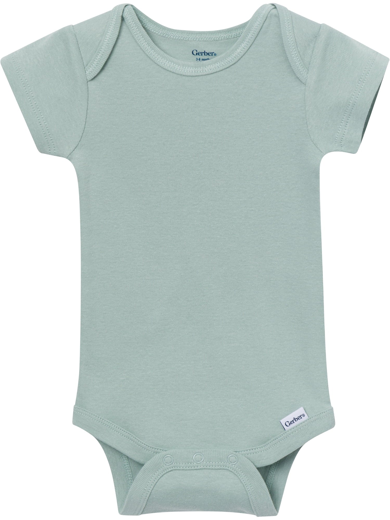 Baby Neutral Short Sleeve Onesies, 8-Pack, Sizes 0/3 Newborn - 12 Months