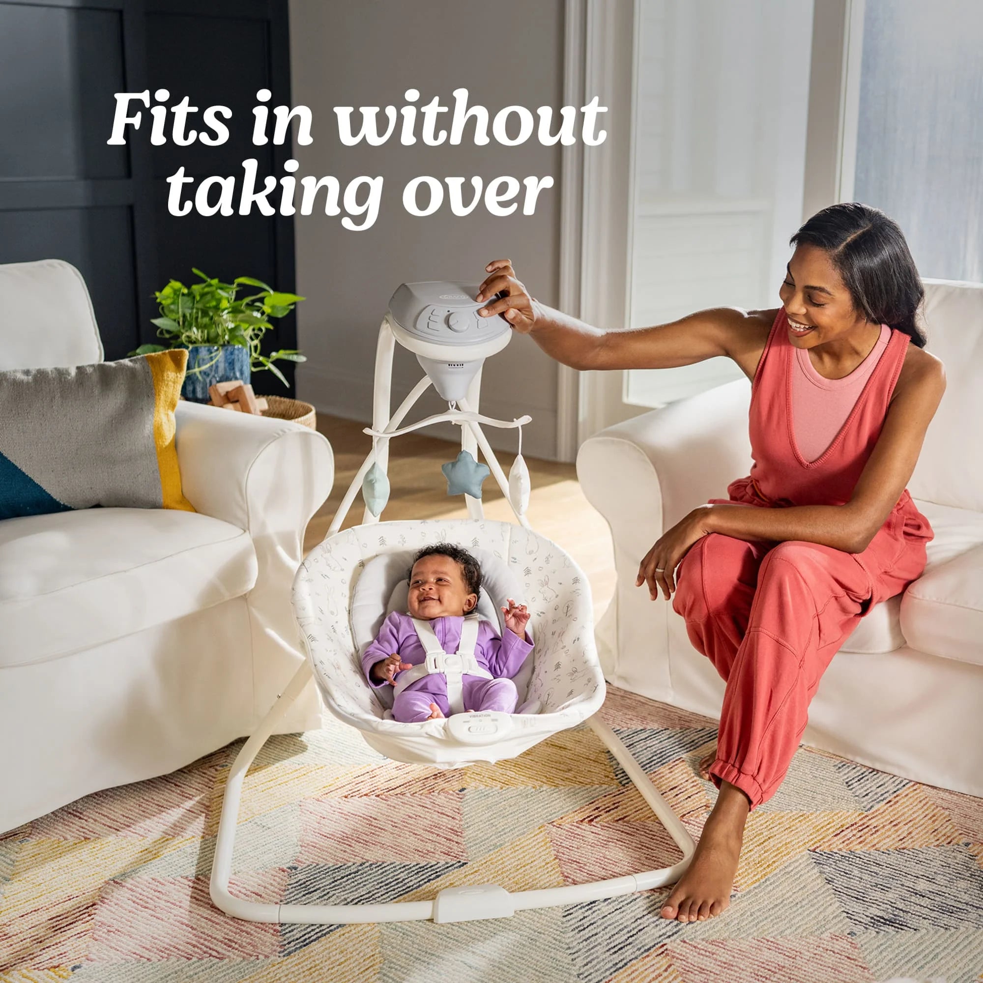 Simple Sway Baby Swing, 5.5 - 30 Lb, Abbington