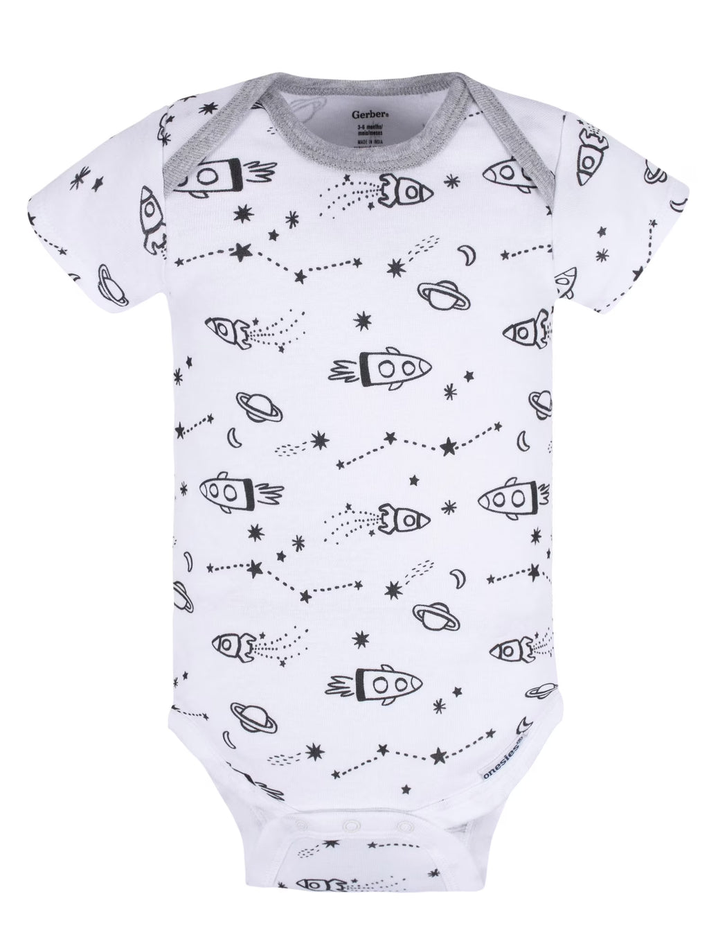 Baby Boy Short Sleeves Onesies Bodysuits, 8-Pack, Sizes Newborn-12M