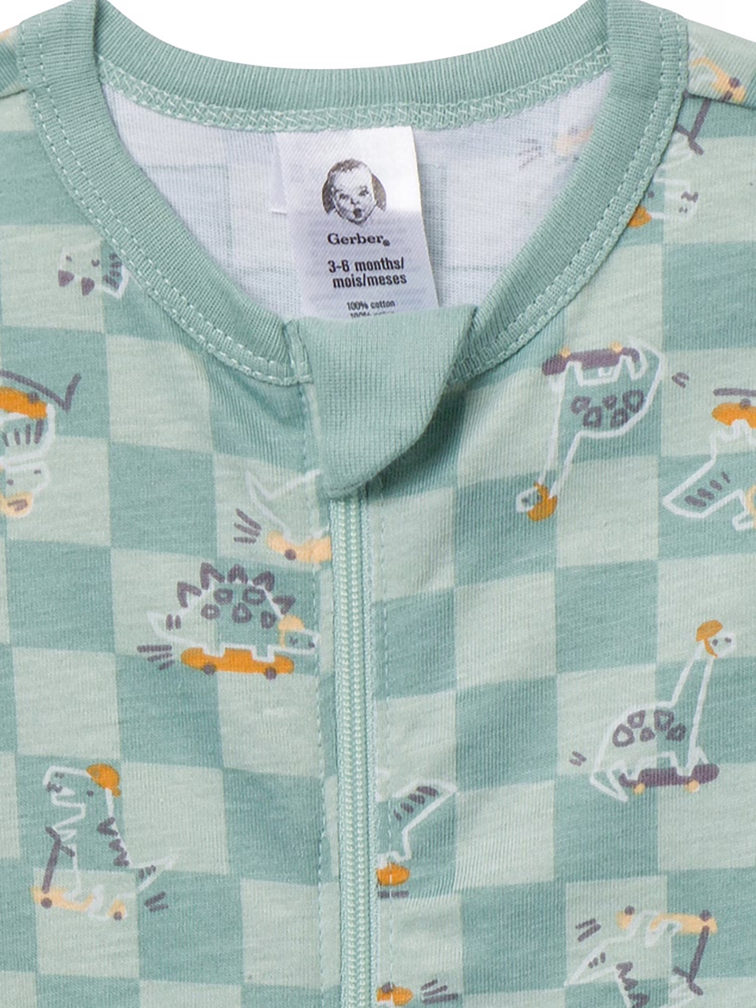Gender Neutral Sleep ´N Play Footed Pajama, 3-Pack, Sizes Newborn - 6/9 Months