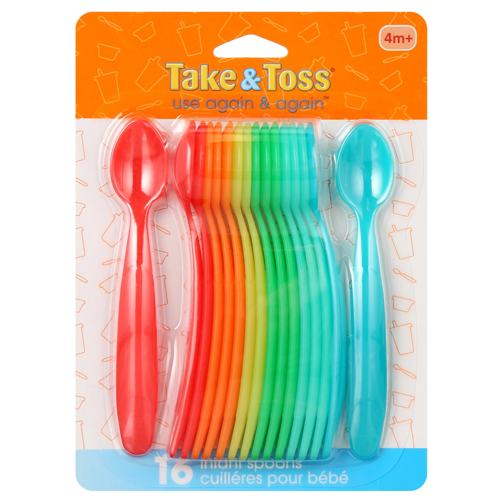 (3 Pack) Take & Toss Infant Spoons - 16 Pack