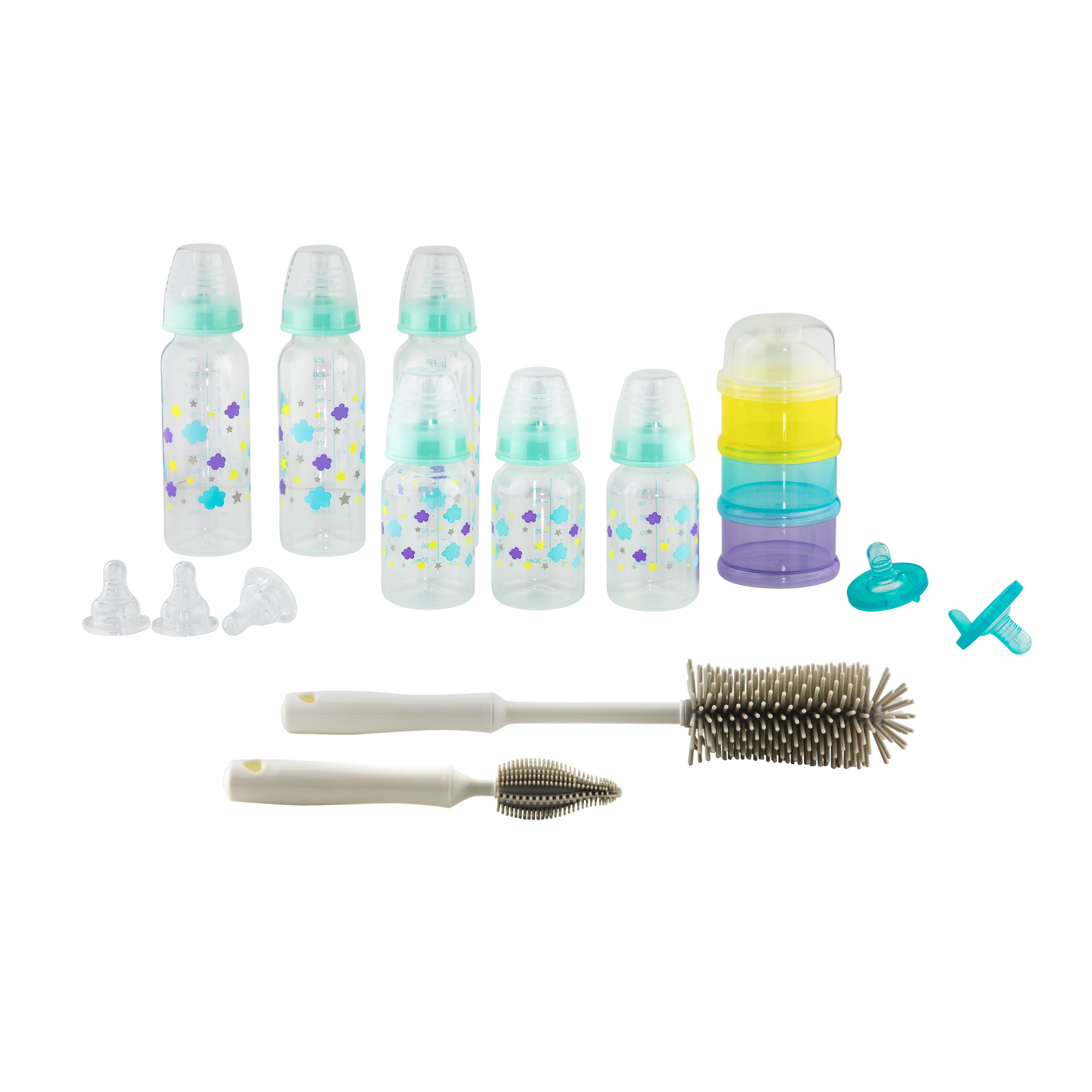 Baby Bottle Starter Gift Set, Newborn 0 Months+, Neutral Color, Unisex