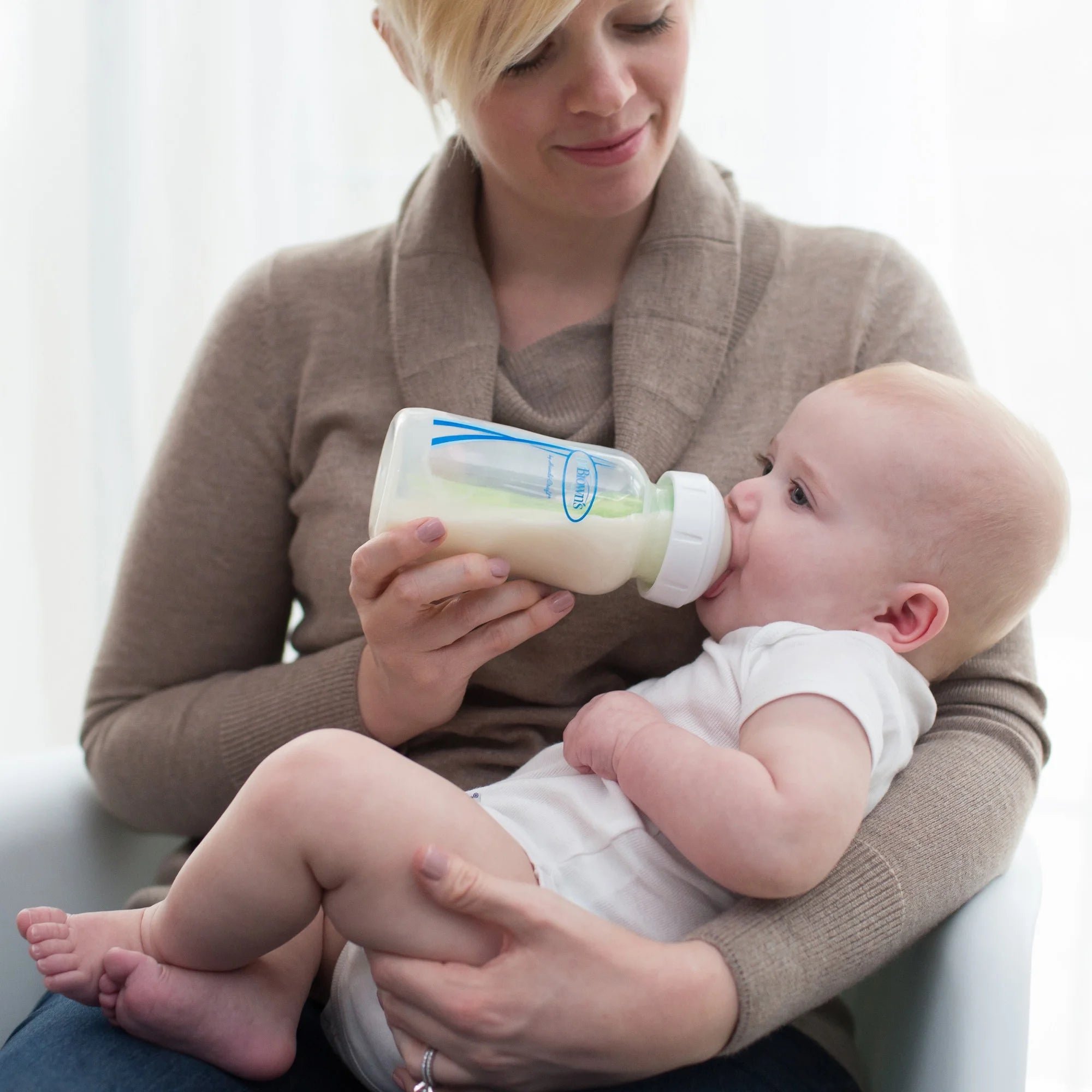 Natural Flow Anti-Colic Options+ Wide-Neck Baby Bottle Essentials Gift Set, BPA Free 0M+