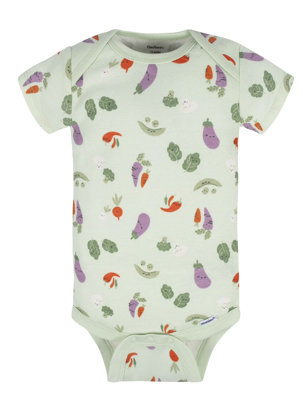 Baby Boy or Girl Gender Neutral Short Sleeves Onesies Bodysuits, 8-Pack (Newborn - 12 Months)