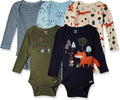 Baby Boys' 5-Pack Long-Sleeve Onesies Bodysuit