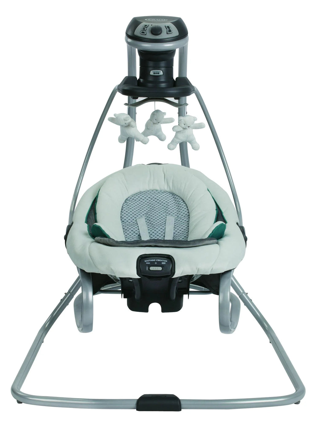 Duetsoothe Infant Swing and Rocker with Portable Seat in Sapphire