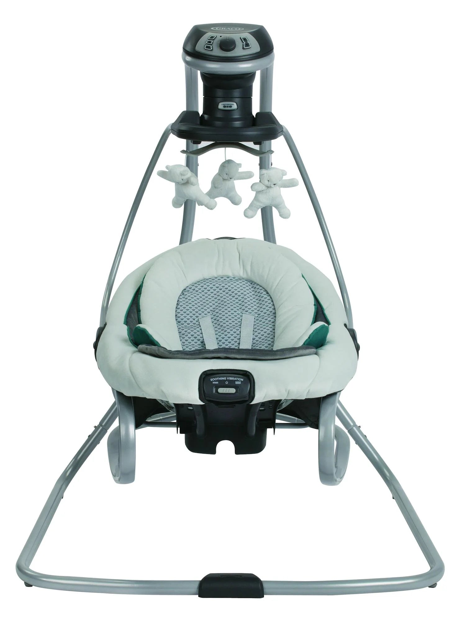 Duetsoothe Infant Swing and Rocker with Portable Seat in Sapphire