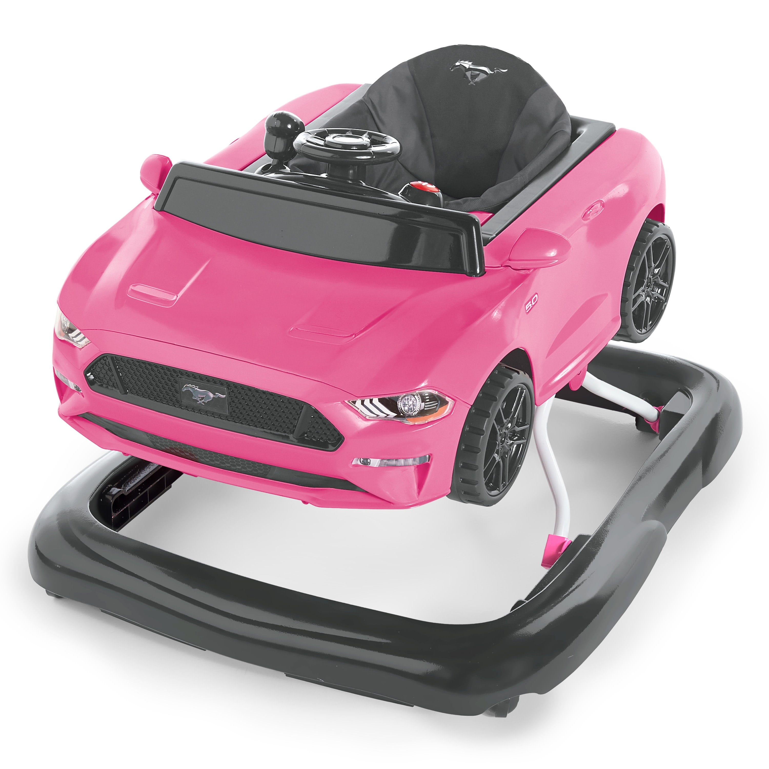 Ford Mustang Ways to Play 4-In-1 Baby Activity Push Walker - Pink