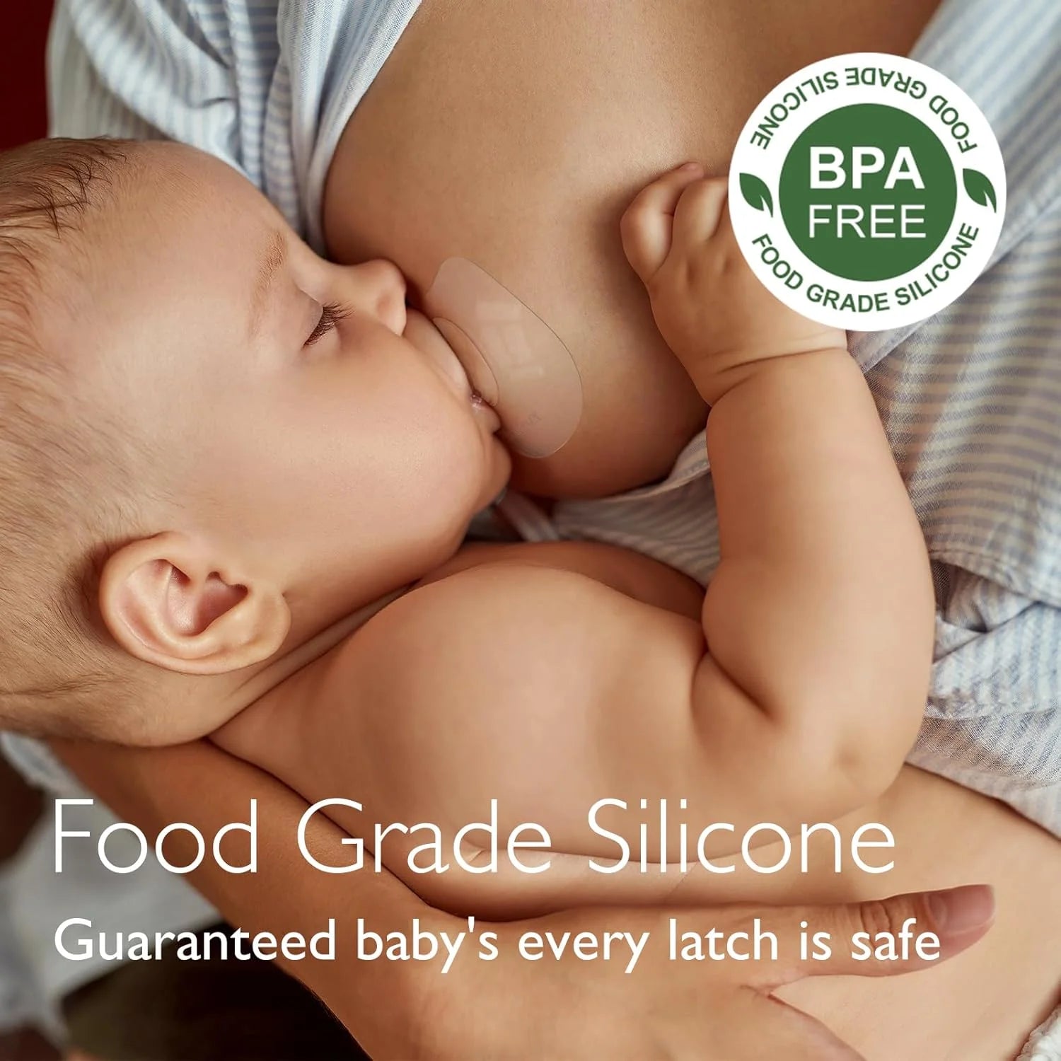 Momcozy Contact Silicone Nipple Shields for Breastfeeding, Ultra-Thin & Super-Soft