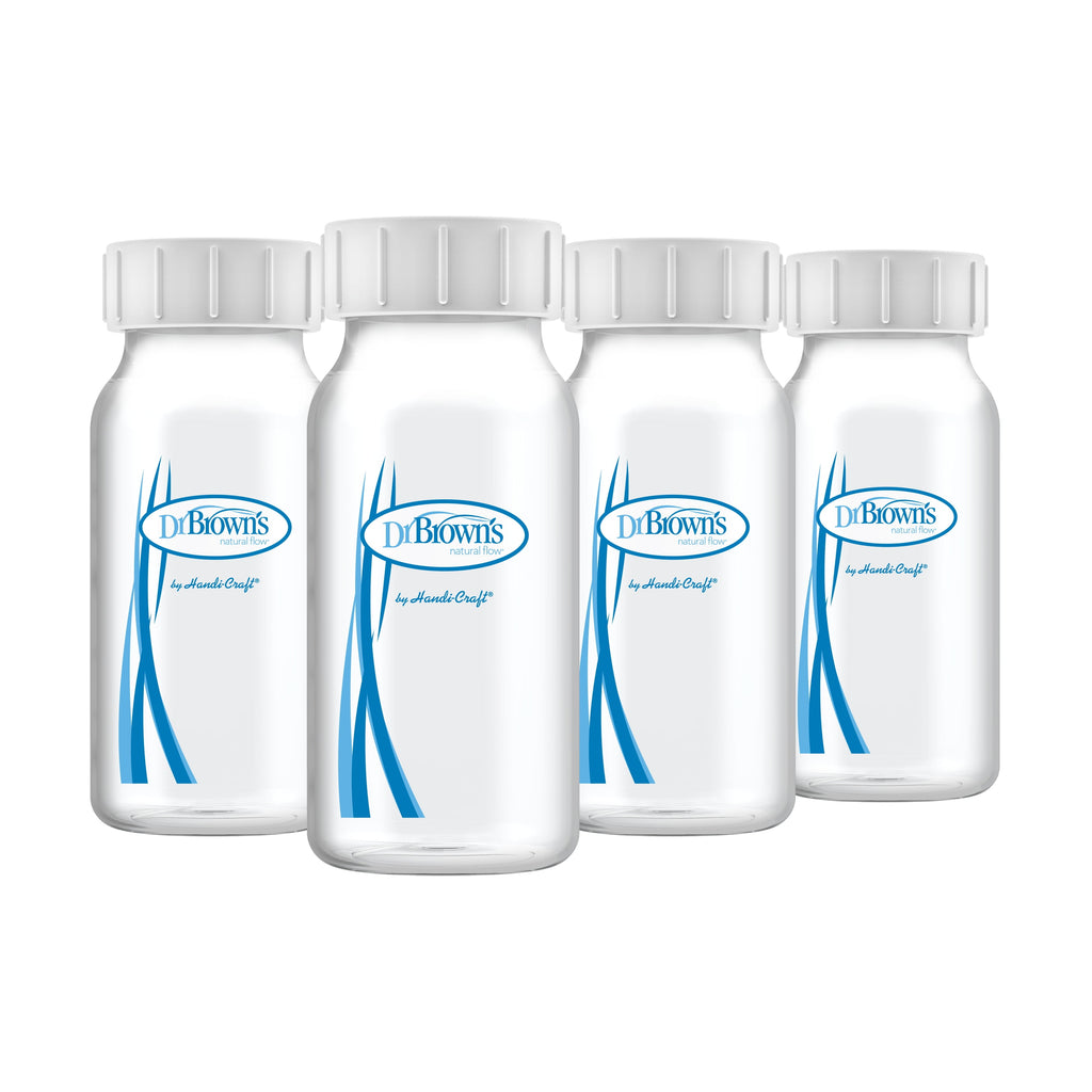 Breast Milk Collection and Storage Bottles, Keeps Breast Milk Fresh, 4-Pack