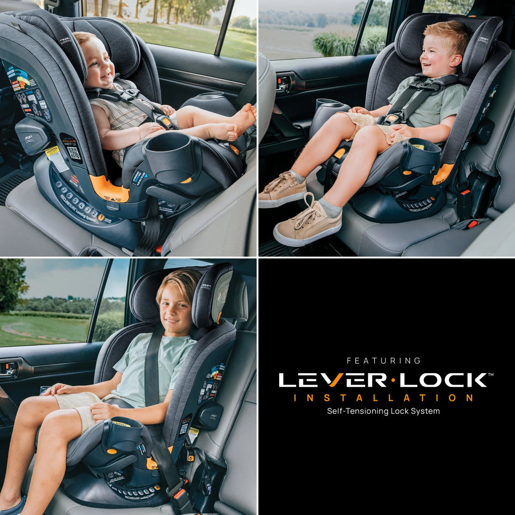 Onefit™ LX Cleartex® All-In-One Convertible Car Seat - Ebony (Black), New